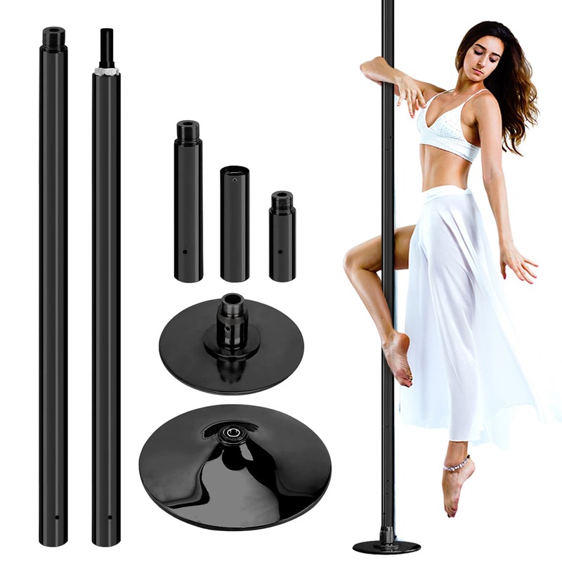 45mm Home Portable Removable Dancing Stripper Pole with Spinning & Static Mode gallery