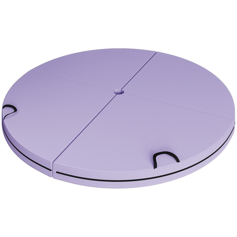 Foldable Pole Dance Crash Mat w/ Handles, Purple gallery