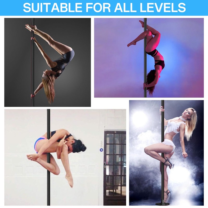 Professional Spinning Static Dancing Pole Portable Removable Fitness Kit gallery
