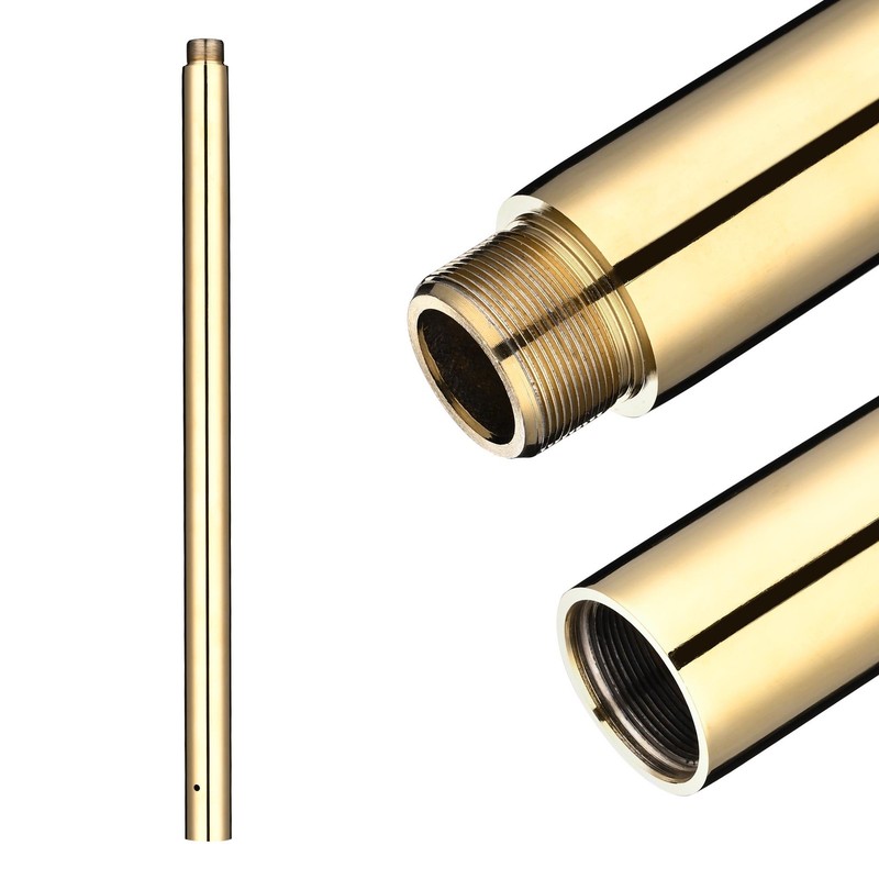 Yescom 750mm Steel Dancing Pole Extension for 45 mm Spinning Pole Home Club Gold gallery