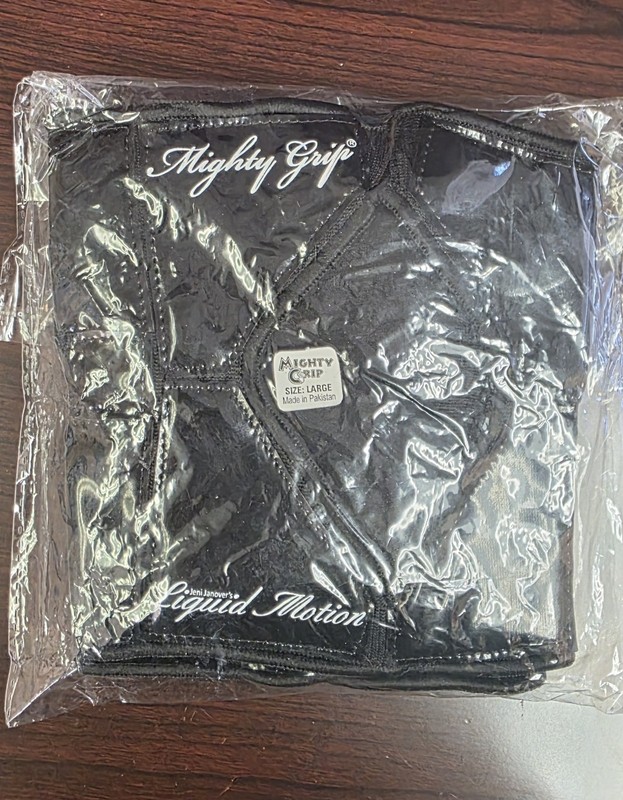 Mighty Grip Liquid Motion Pole Dance Size Large Full Tacky Knee Pads NEW in pkg