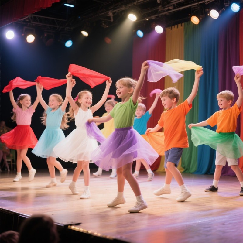 12PCS Dance Scarves,Colorfast Dance handkerchief for Kids,Kindergarten Juggli... gallery