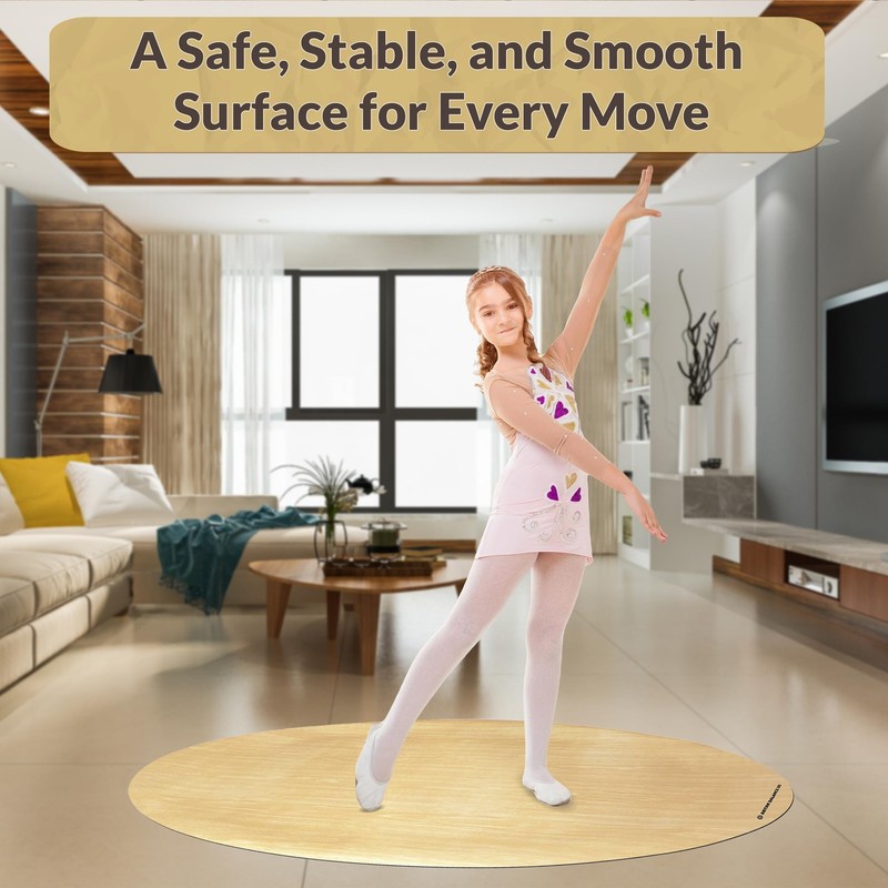 Marley Portable Dance Floor for Home & Studio - 2mm Thick Non-Slip Flooring f... gallery