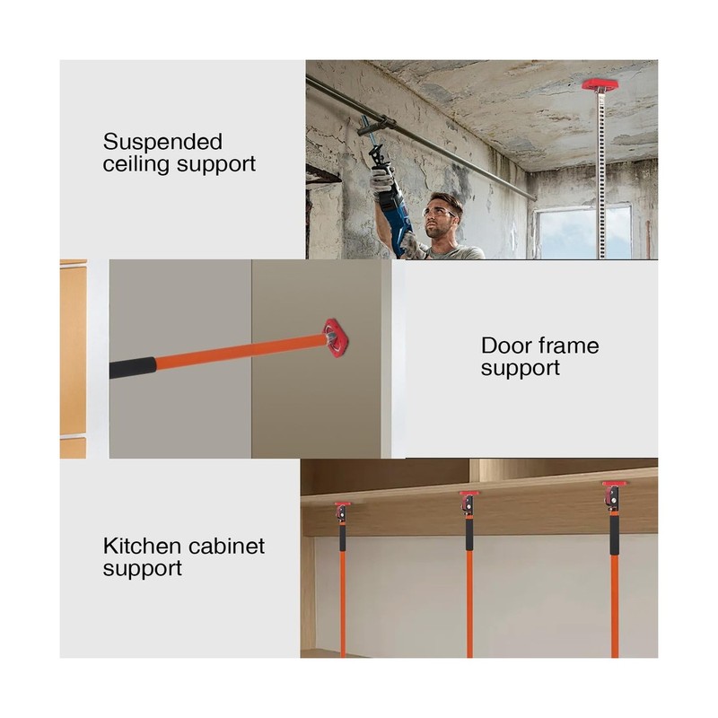 Adjustable Support Pole, Quick Telescopic Support Rod, Third Hand Tool Suppor... gallery