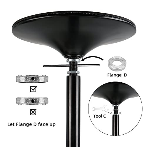 45mm Removable Dance Pole Set Spinning Pole Dance Portable Static Black gallery