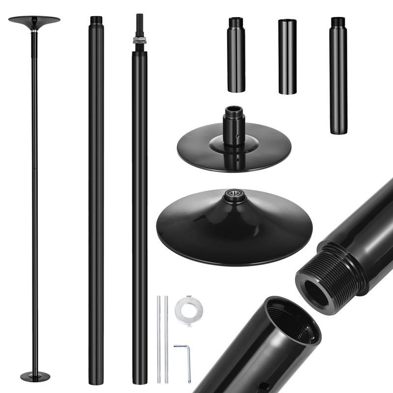 Dance Pole 45mm Portable Static Spinning Stripper Pole Exercise Party Dancing gallery
