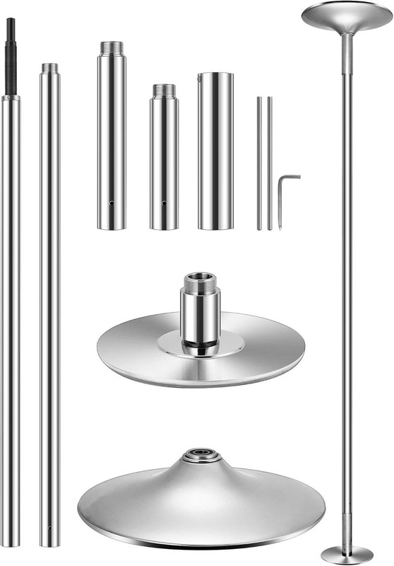 Professional 45mm Spinning & Static Dance Pole for Home & Fitness gallery
