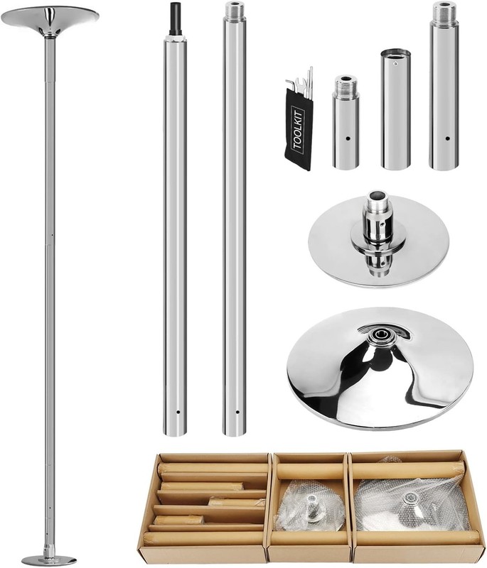 PRIOR FITNESS Premium Dance Pole Removable 45mm