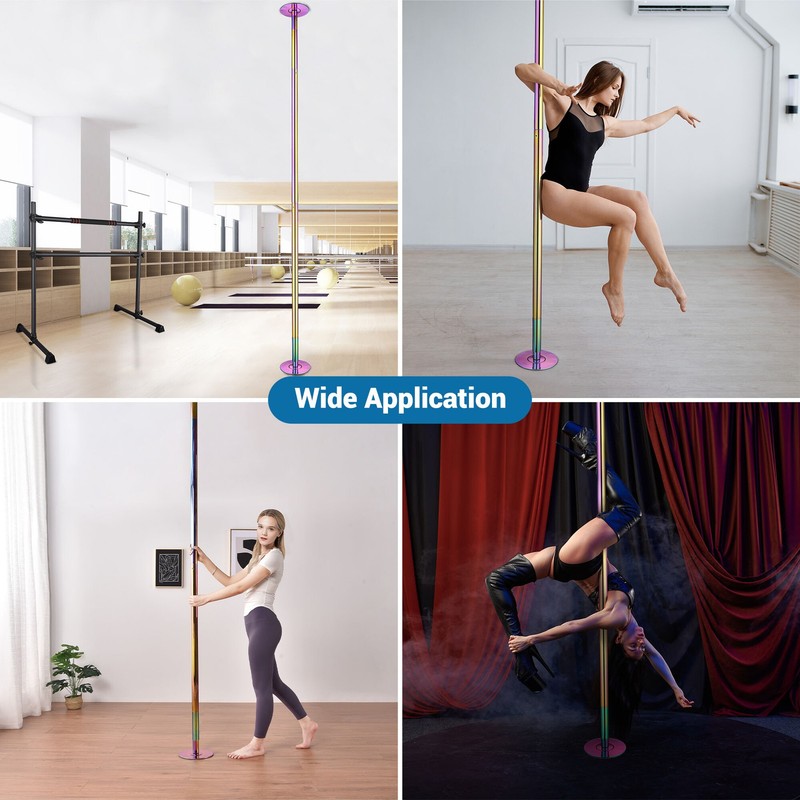 11 Ft Stripper Pole Static Spinning Dancing Pole Kit for Party Club Exercise gallery