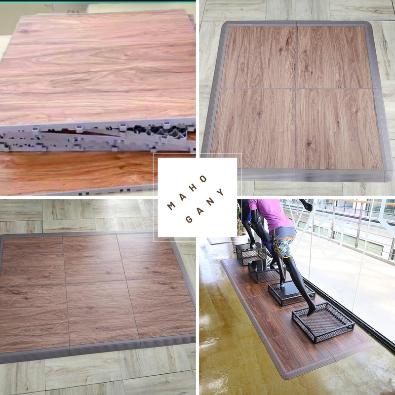 Artan Portable Dance Floor Tiles for Ballet, Tap, Jazz, and Irish Dancing, 4 ... gallery