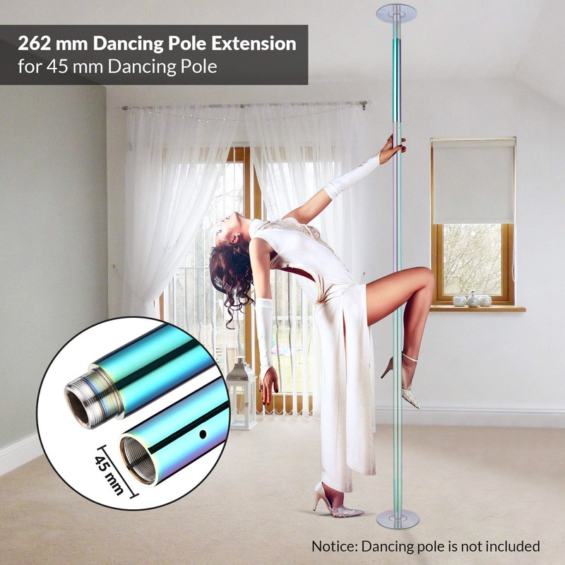 Yescom Static Spinning Dancing Pole Kit 10FT for Party Club Exercise,Colorful gallery