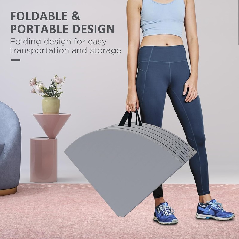 Pole Dance Crash Mat, 5ft Wide Foldable Pole Padding Crash Pad with Carrying gallery