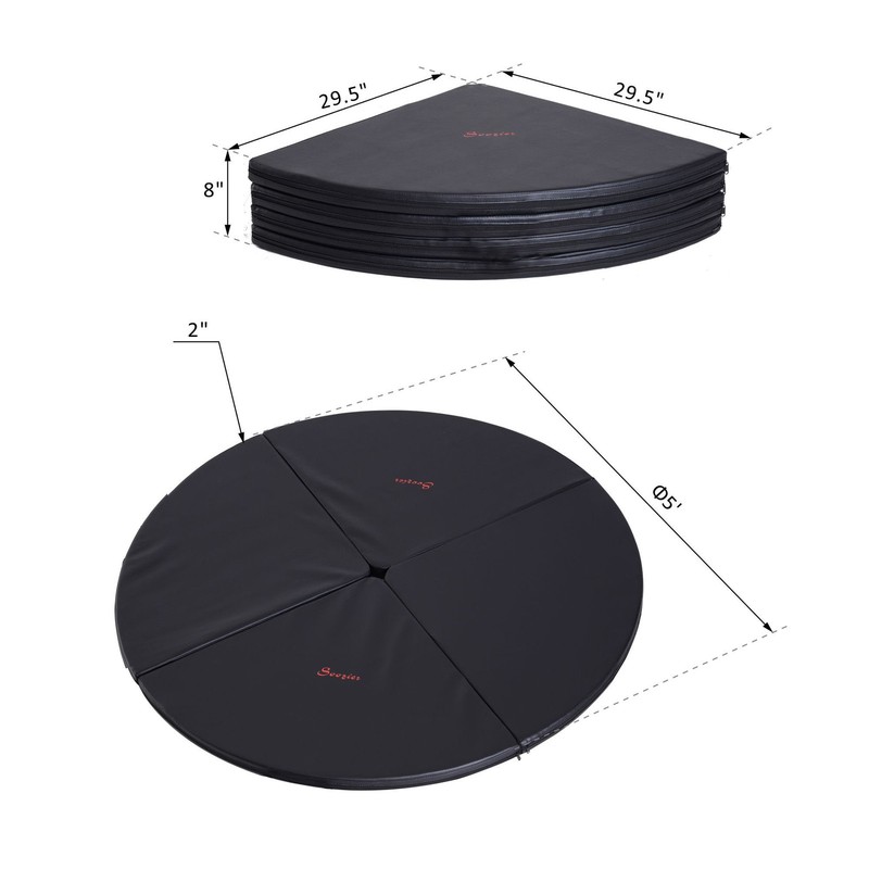 Pole Dance Mat Foldable Yoga Exercise Safety Dancing Cushion Crash Padding gallery