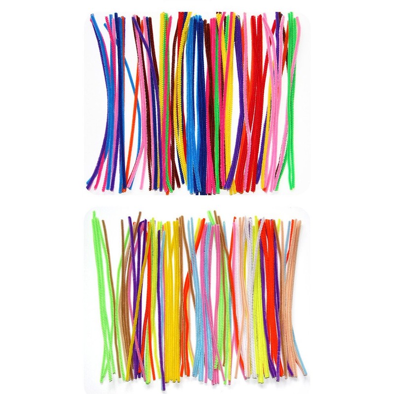 400 Pcs Wool Bendable Sticks for Kid Craft Arts and Crafts Supplies