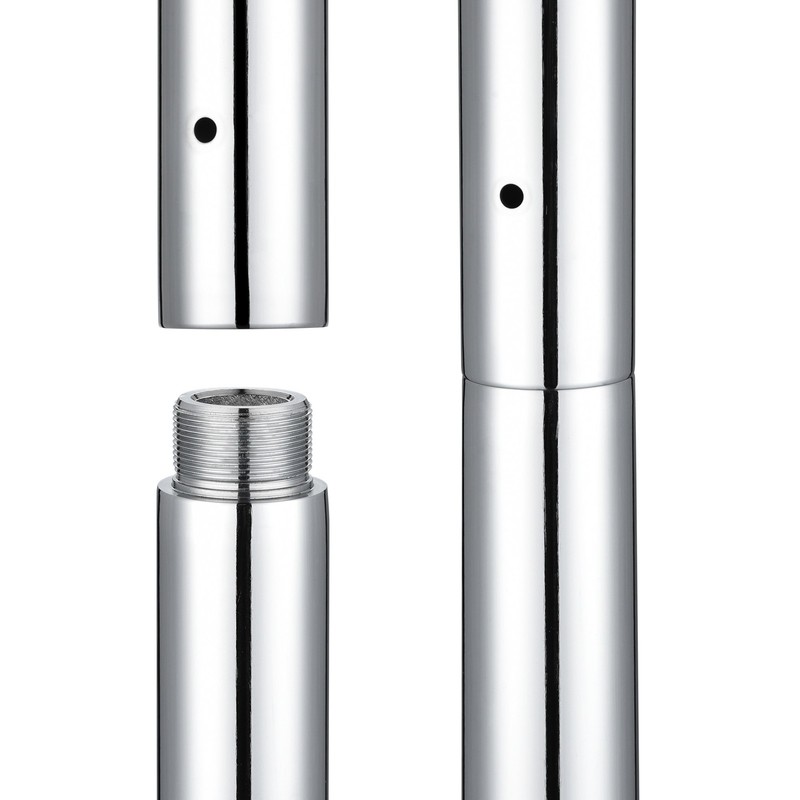 262mm Dance Extension Pole For 45mm Dancing Pole Spinning Fitness Pole, Silver