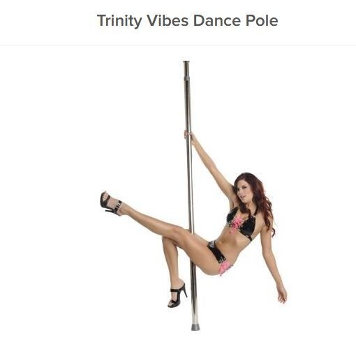 XR BRANDS TRINITY VIBES DANCE / STRIPPER POLE – CHROME