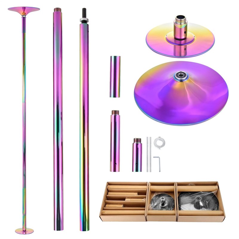 SereneLife Professional Spinning Dancing Pole- Portable & Removable Fitness Pole