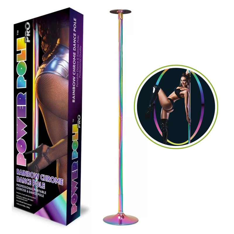 Adjustable Height Heavy-Duty Easy Set-up Portable Spin Lock Stripper Dance Pole