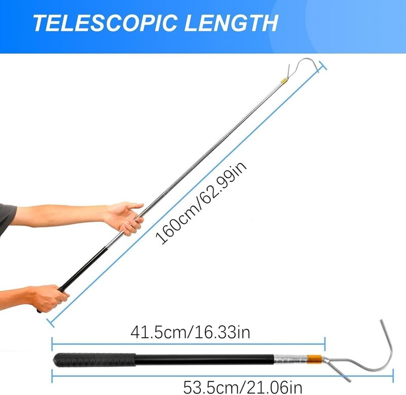 Telescoping RV Awning Opener Pole - Extendable 16"-60" with Locking System gallery