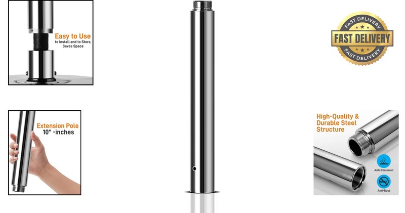 Elegant 45mm Spin Dance Pole - Home & Club Fitness Solution with Easy Setup gallery