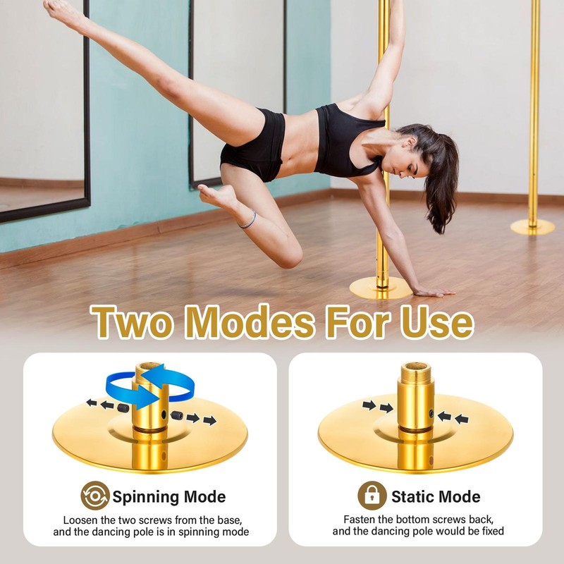 Professional Spinning Dancing Pole- Portable & Removable Fitness Pole gallery