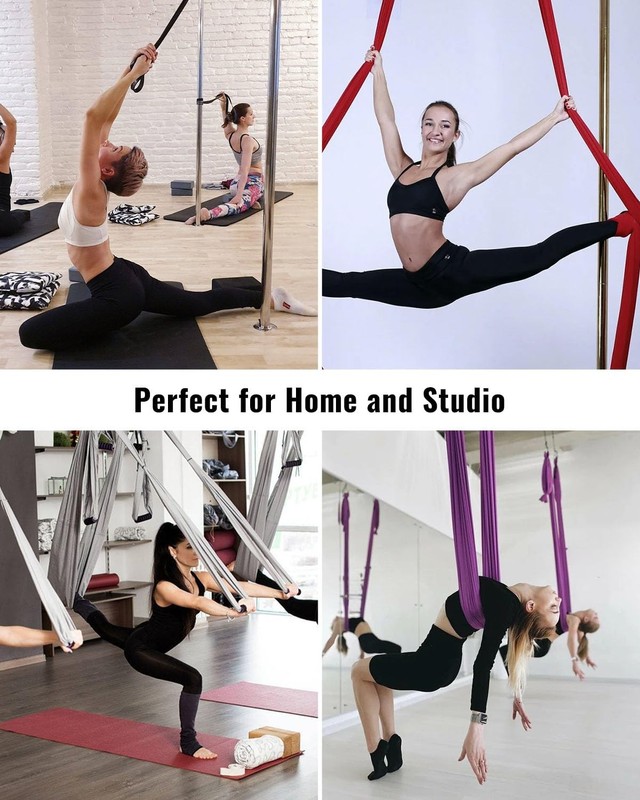 Pole Dancing Hanging Clamp with Carabiner – Grip Accessory for Aerial Silks, ... gallery