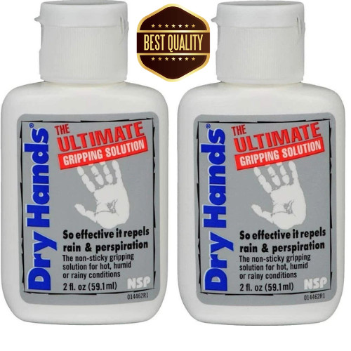 DRY HANDS 2oz (2 pack) Sport Grip Liquid Powder for , Golf , Tennis , Cricket