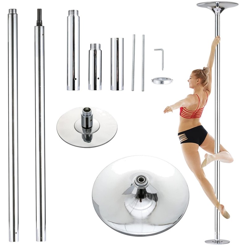 Portable 45mm Dance Pole for Home Exercise – 440lb Capacity