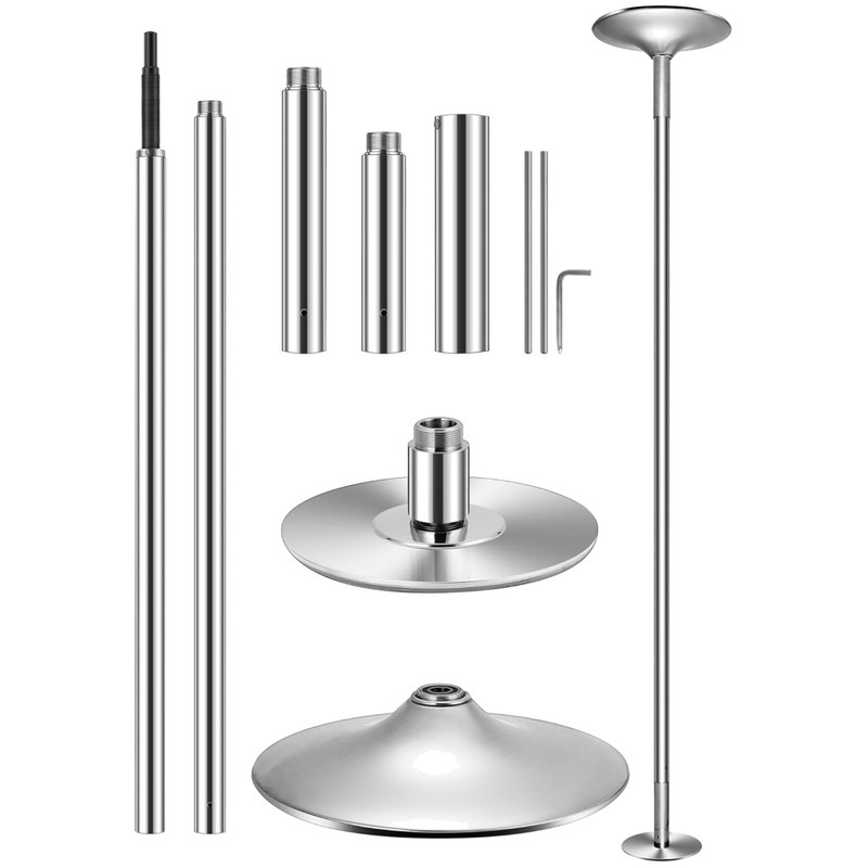 Portable Spinning Dance Pole, Chrome Steel Material
