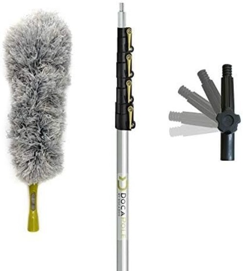 Telescoping Extension Pole 7-30 Ft Microfiber Feather Duster for Indoor Outdoor gallery