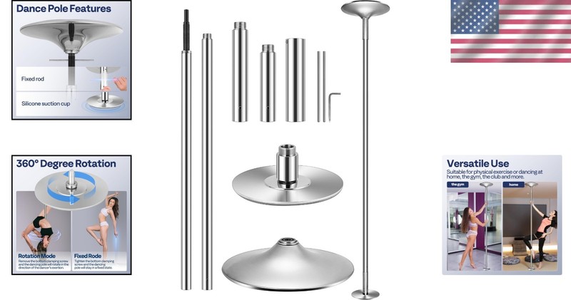 Professional 45mm Spinning Dance Pole gallery