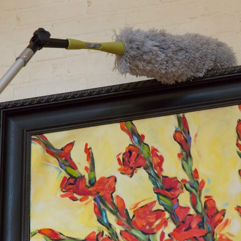 Telescoping Extension Pole 7-30 Ft Microfiber Feather Duster for Indoor Outdoor gallery