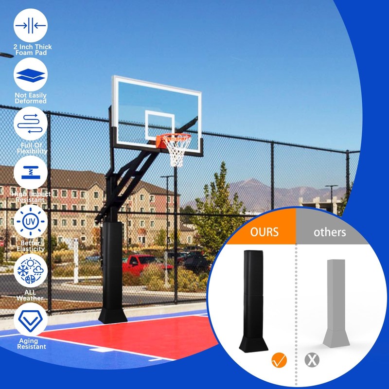 Vancl Base Padding Wrap Around Outdoor Waterproof Basketball Basement Padding gallery