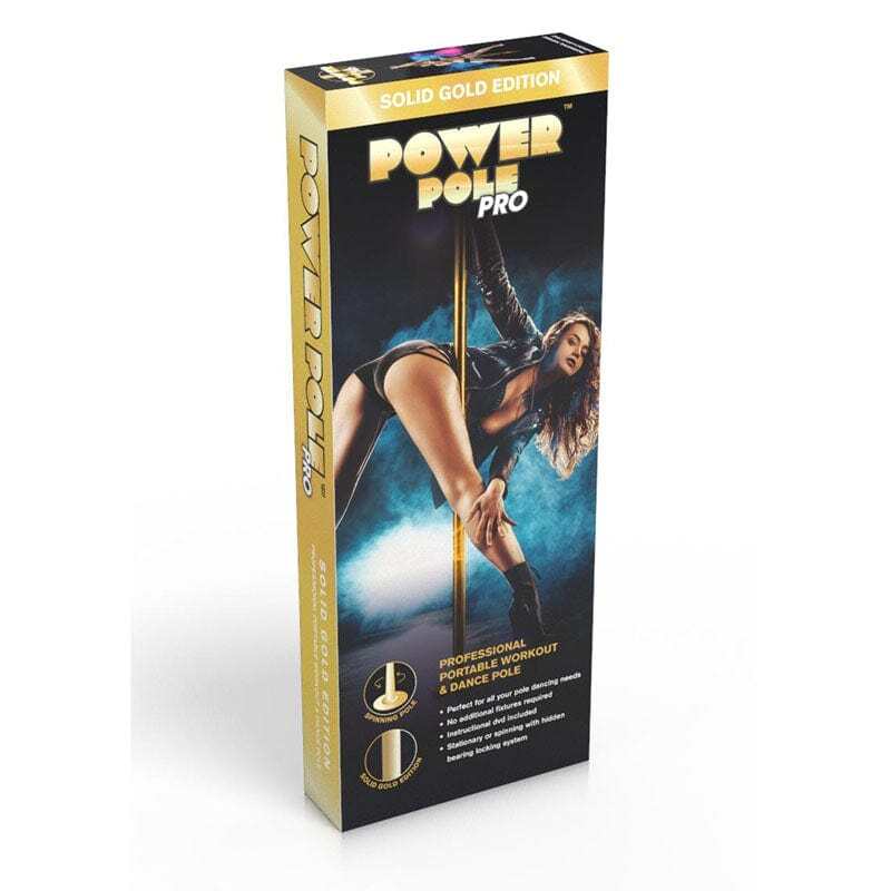 Power Pole Pro Professional Portable Exercise & Dance Spinning Pole Extends