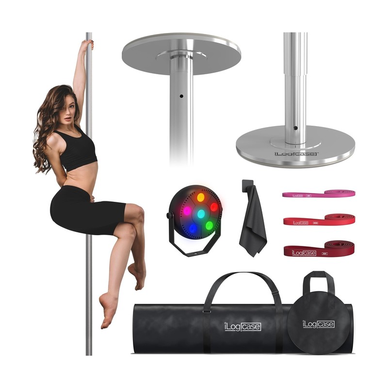 Spinning Dancing Pole for Home | Portable and Heavy Duty 45mm Dance Pole Apar…