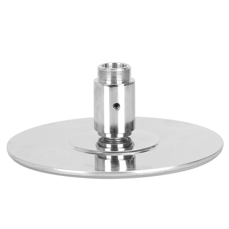 Reinforce Dance Pole Static Spinning Chrome Finish Stripper No Drilling Required gallery