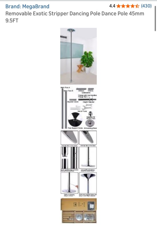 Stripper Dancing Pole – Silver