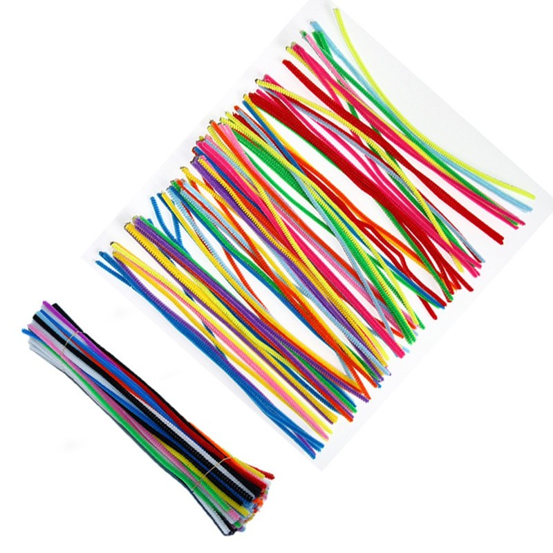 400 Pcs Twisting Stick Fuzzy Craft Supply Montessori Toy Art Supplies for Kids gallery
