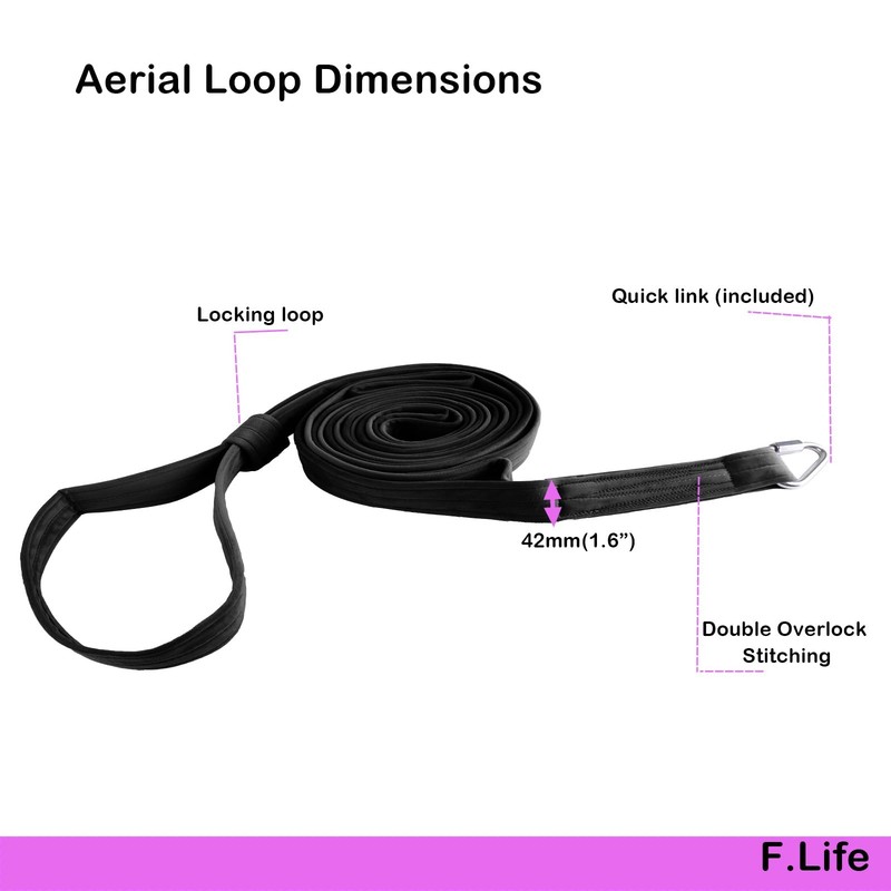 Aerial Loop Straps 8ft Bodyloops 2.5 meter Velvet Covering Soft 1 pair Contor... gallery
