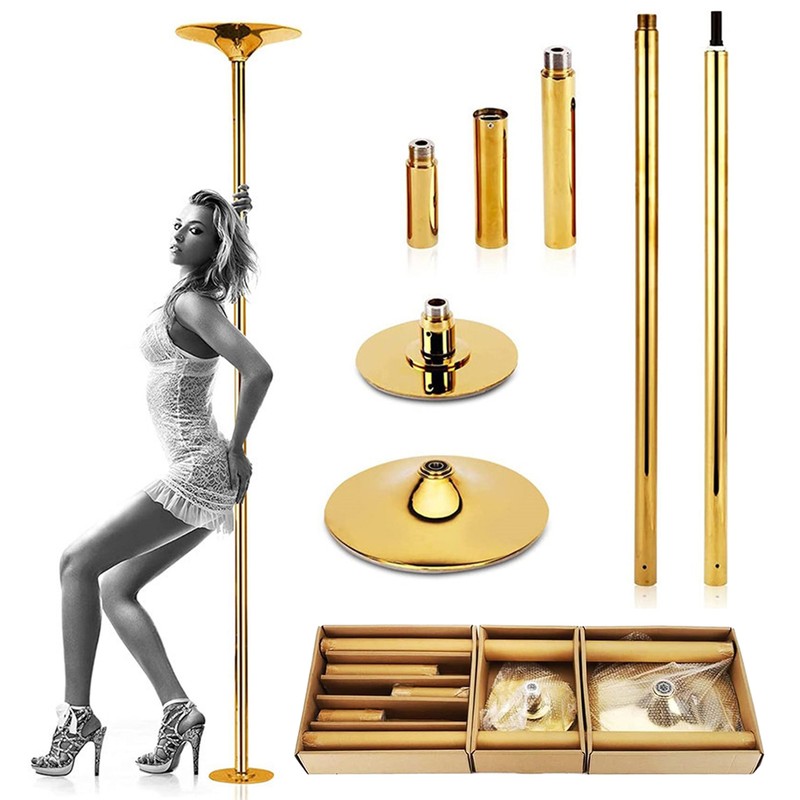 45mm Home Portable Removable Dancing Stripper Pole with Spinning & Static Mode gallery
