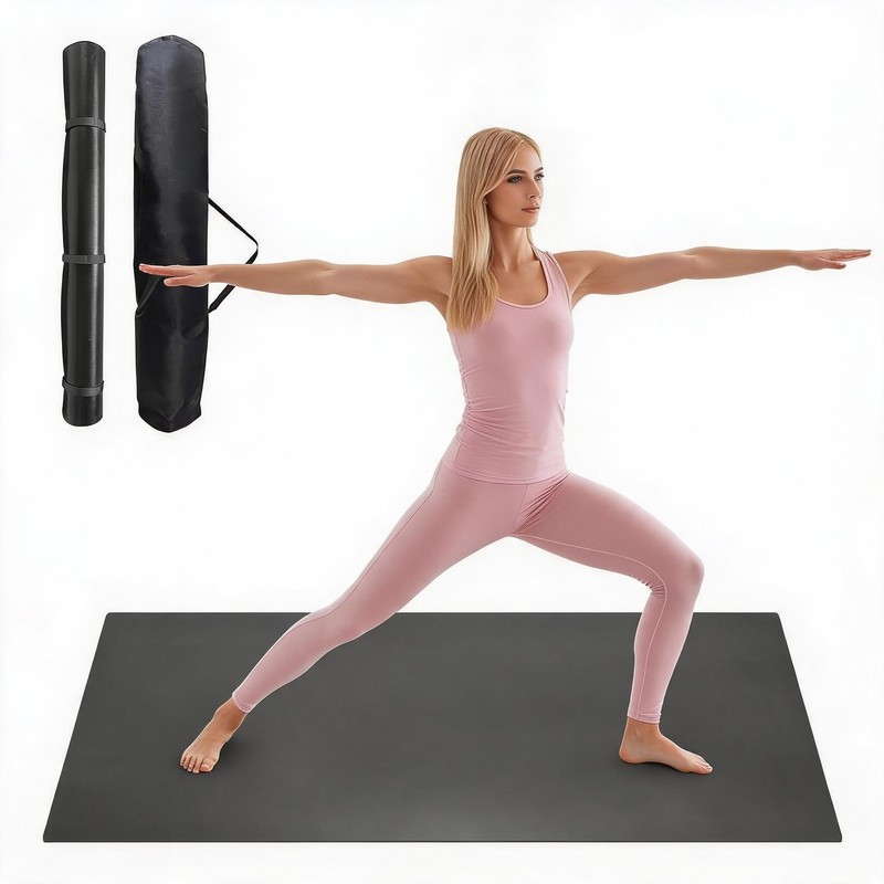 6ft x 4ft Portable Dance Mat, 0.2" Thick PVC Vinyl Dance Floor for Home Practice