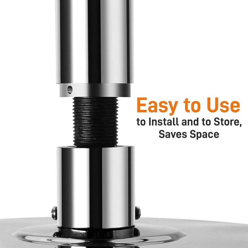 Elegant 45mm Spin Dance Pole - Home & Club Fitness Solution with Easy Setup gallery