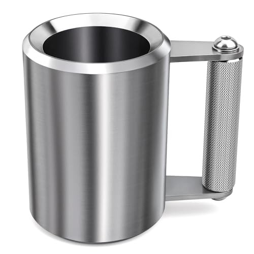 Mug,18LB/ 8KG Stainless Steel Cup,Super Dumbbell Fitness Sports Mug,Gym 8 kg