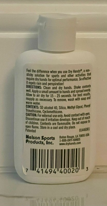 Nelson sports Dry Hands 2 Oz Ultimate Gripping Solution for tennis and golf gallery