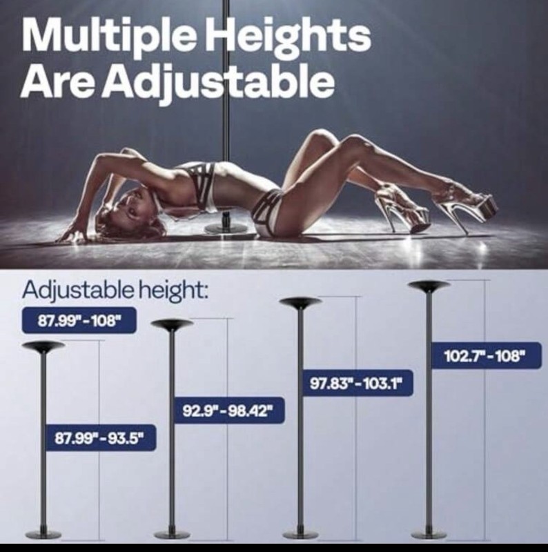 Professional Portable & Removable 7-9FT Heavy-Duty Stripper Fitness Dancing Pole gallery