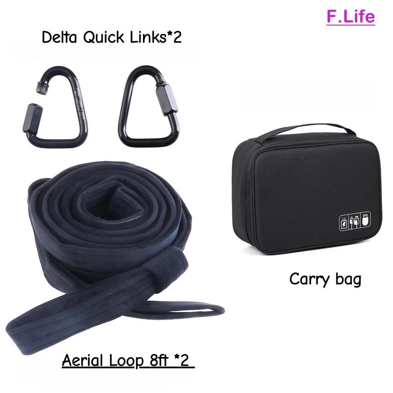 Aerial Loop Straps 8ft Bodyloops 2.5 meter Velvet Covering Soft 1 pair Contor... gallery