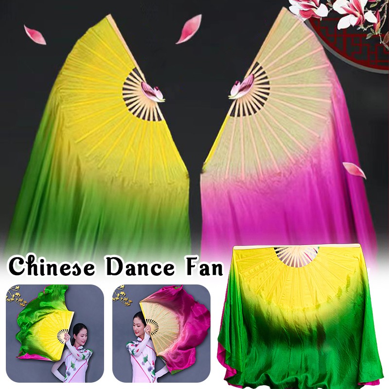 Belly Dance Fan Two Layers Composite Color Chinese Folk Dance Fan Art Fan gallery