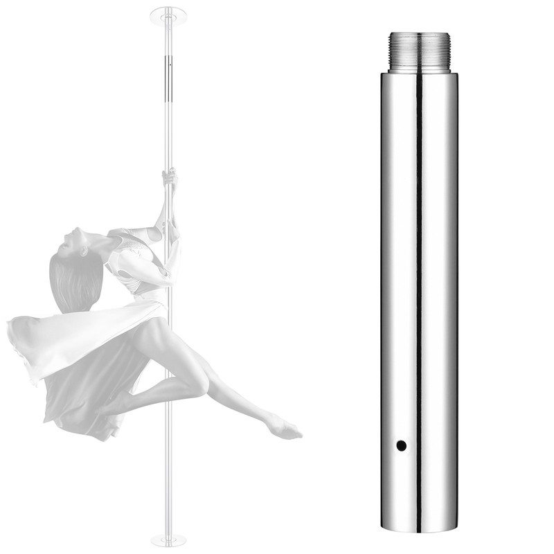 262mm Dance Extension Pole For 45mm Dancing Pole Spinning Fitness Pole, Silver gallery