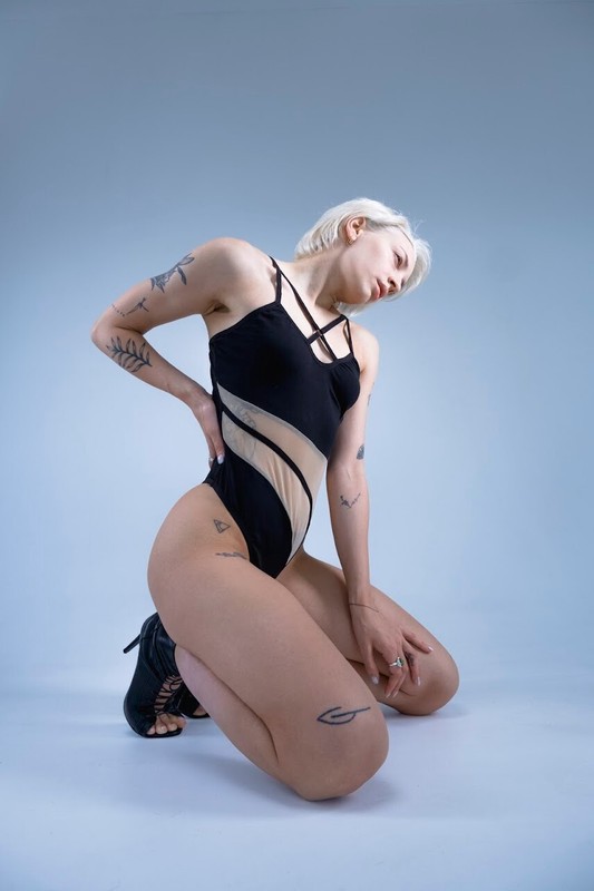 Mesh Leotard Dance Bodysuit, Black lingerie bodysuit, bodysuit for men gallery